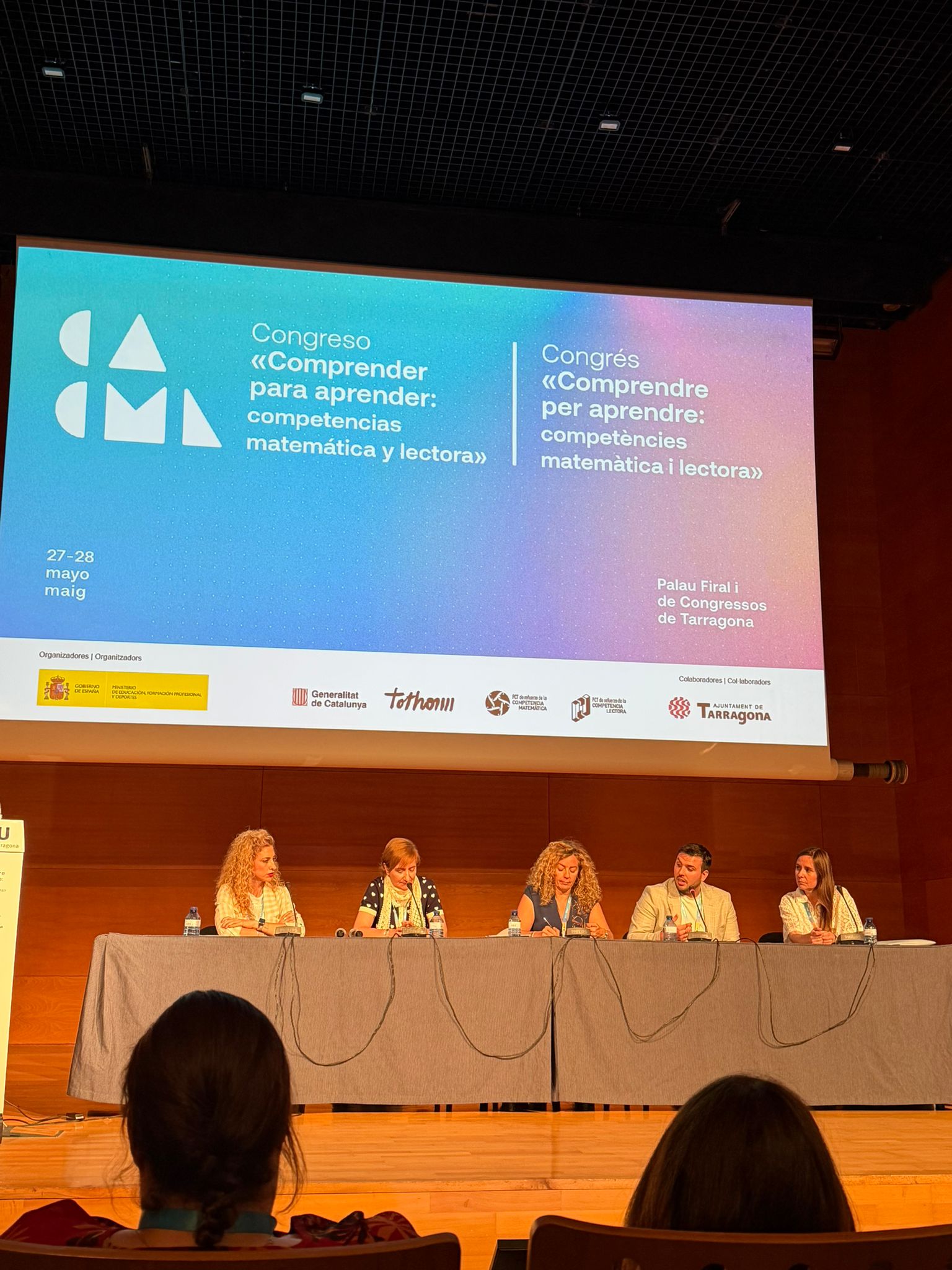 Ponencia Congreso de Competencia Lectora y Matemática en Tarragona