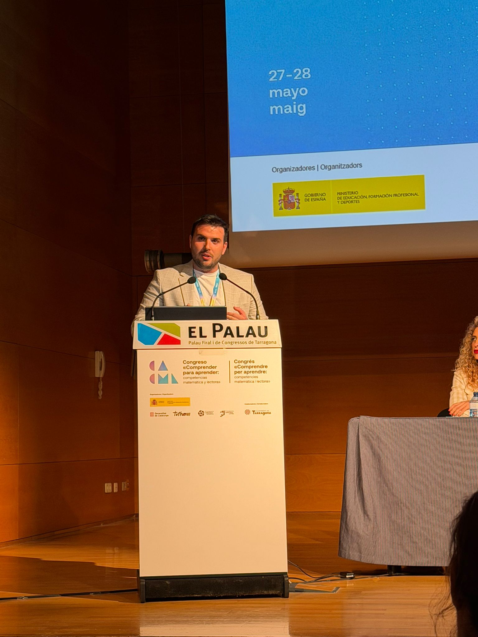 Ponencia Congreso de Competencia Lectora y Matemática en Tarragona