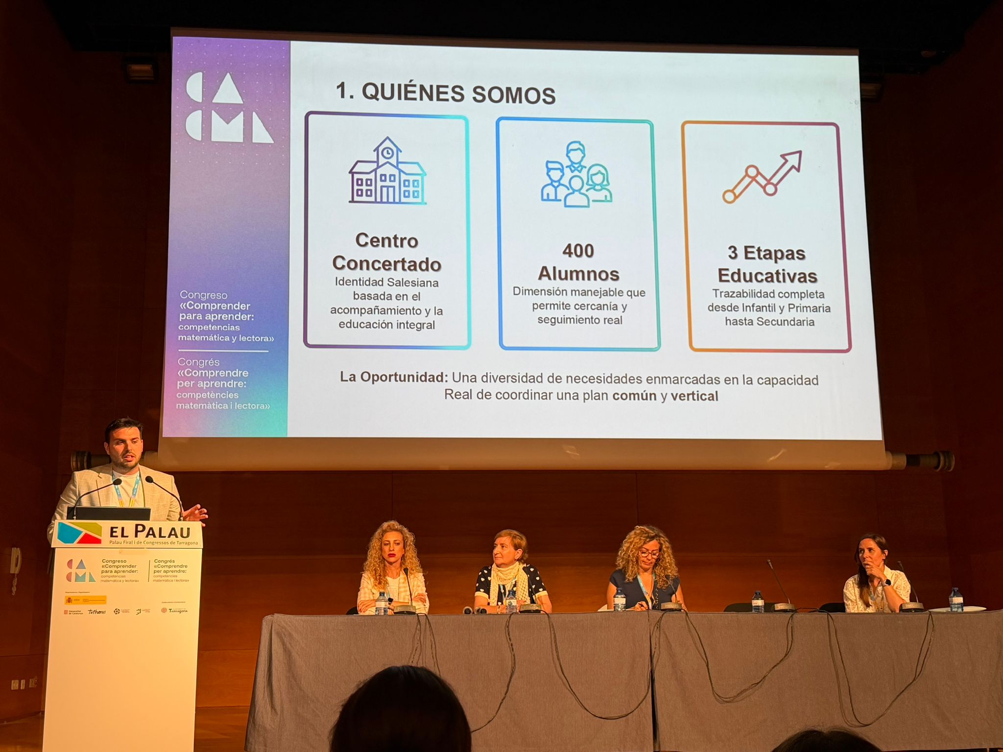 Ponencia Congreso de Competencia Lectora y Matemática en Tarragona