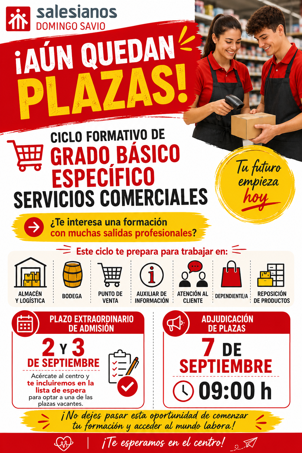 Lee más sobre el artículo Ciclo Formativo de Grado Básico- Servicios Comerciales